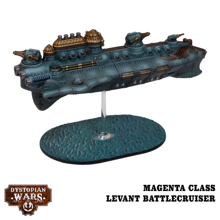 Warcradle DWA220007 Dystopian Wars: Magenta Battlefleet Set