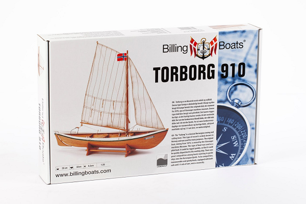 Billing Boats 910 Kit: 1/20 Torborg - Norwegian Sailing Boat