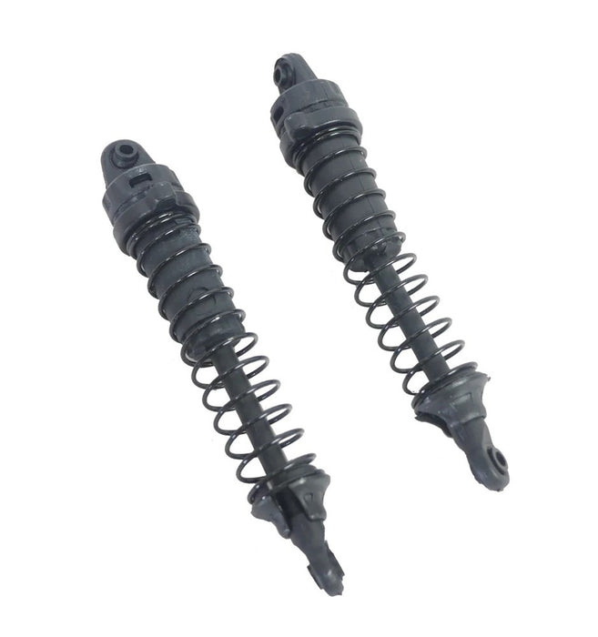 BlackZon 540081 Complete Rear Shocks - Black (2pcs)