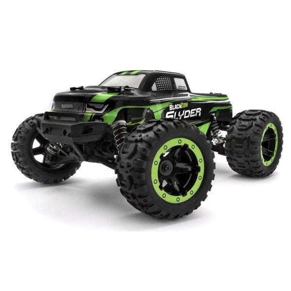 BlackZon 540100 1/16 4WD Slyder MT Electric Monster Truck RTR - Green