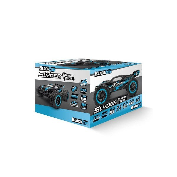 BlackZon 540105 1/16 4WD Slyder ST Electric Stadium Truck RTR - Blue