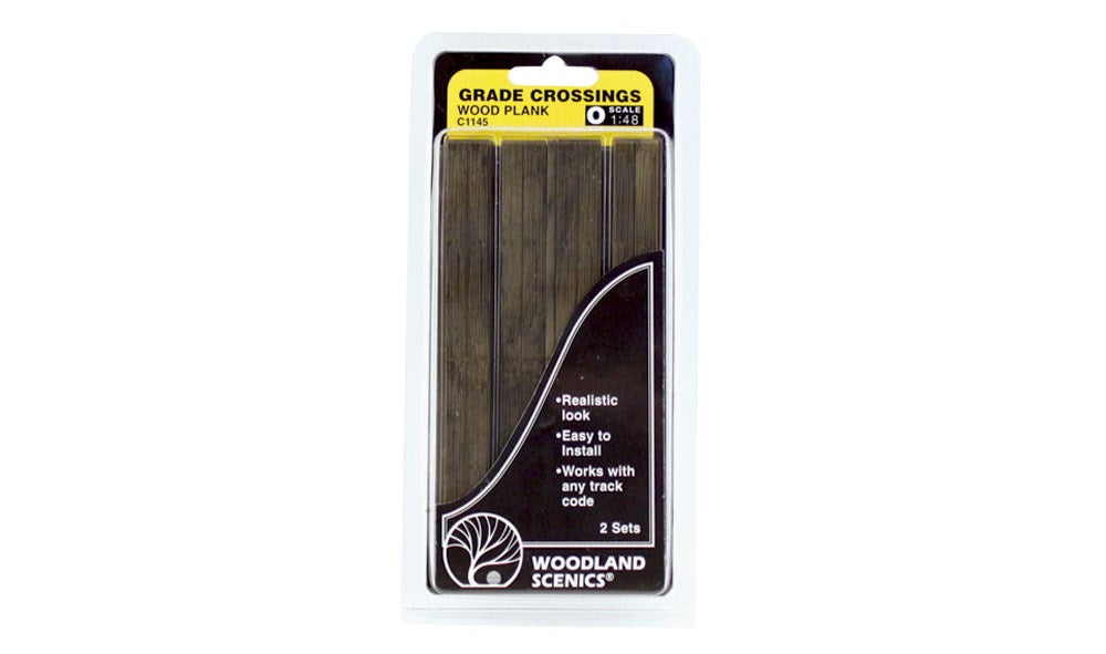 Woodland Scenics C1145 O Grade Crossing Wood Plank