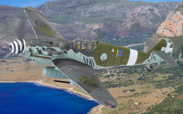 CORGI AA27112 1/72 Messerschmitt Me109G-6 (Trop) Sicily