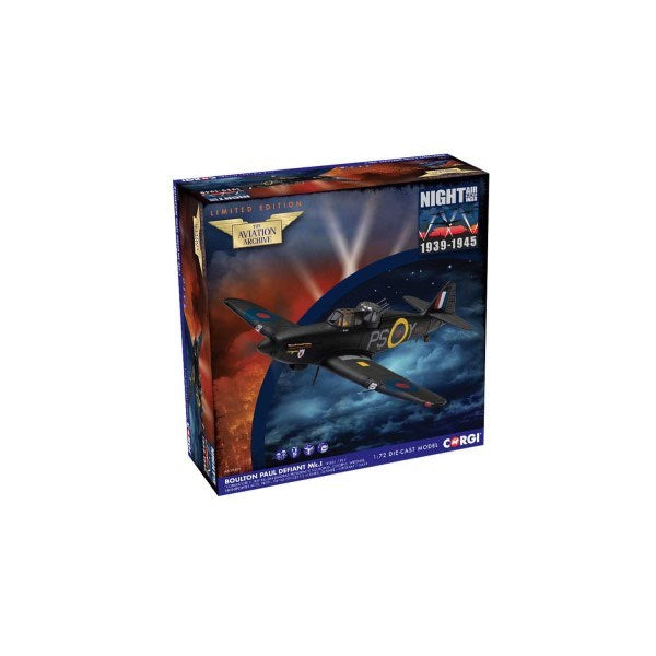 Corgi AA39306 1/72 Defiant Mk. I Nightfighter - N1801/PS-Y "Coimbatore II"