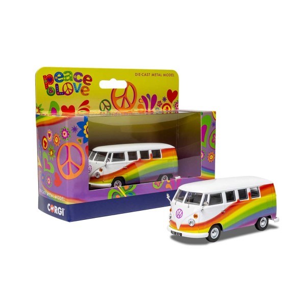 Corgi CC02739 1/43 VW Camper: PL & Rainbows