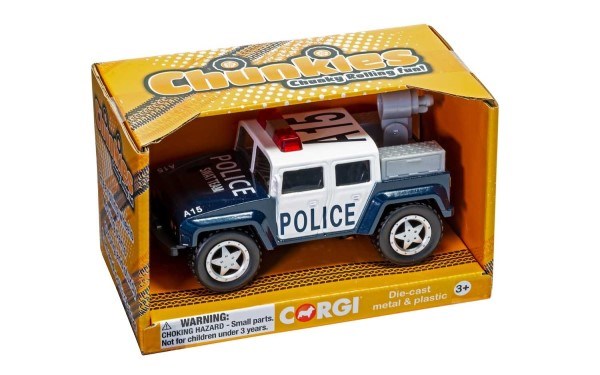 Corgi CH007 CHUNKIES: Emergency - Off Road Police SWAT 4x4 (Black/White)