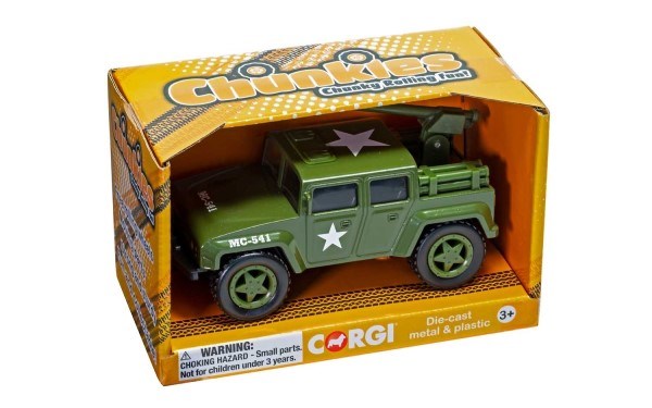 Corgi CH008 CHUNKIES: Military - Off Road Rocket Truck (Green)