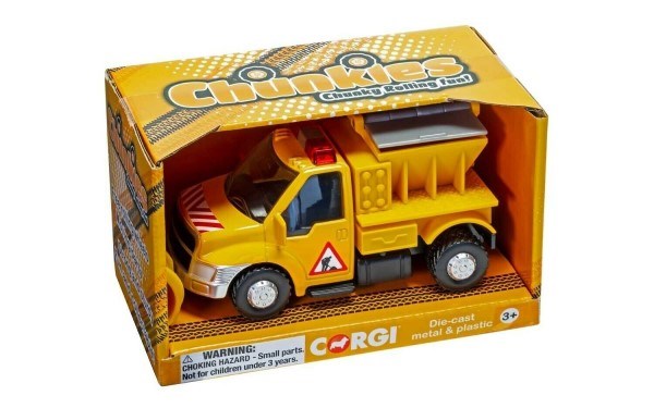 Corgi CH072 CHUNKIES: Utility - Snow Plow Truck (Yellow)