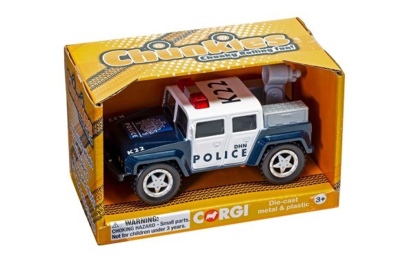 Corgi CH075 CHUNKIES: Emergency - Off Road Police DHN 4x4 (White/Black)