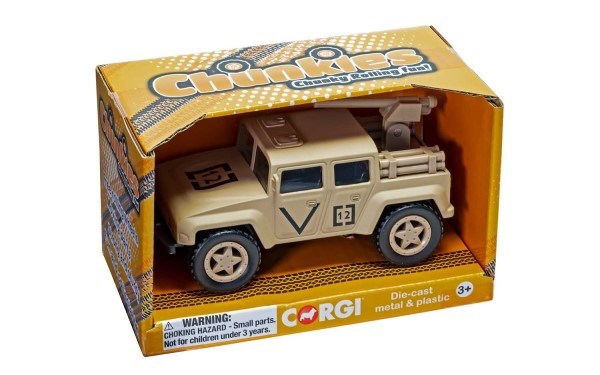 Corgi CH076 CHUNKIES: Military - Off Road Rocket Truck (Sand)