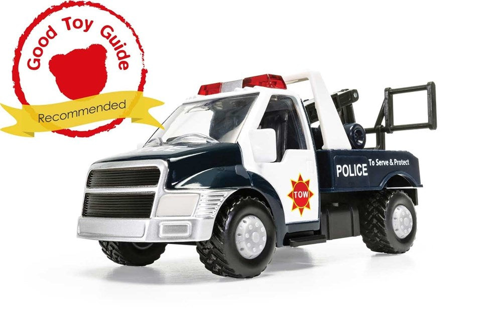 Corgi CH066 CHUNKIES: Emergency - Police Tow Truck (White/Black)