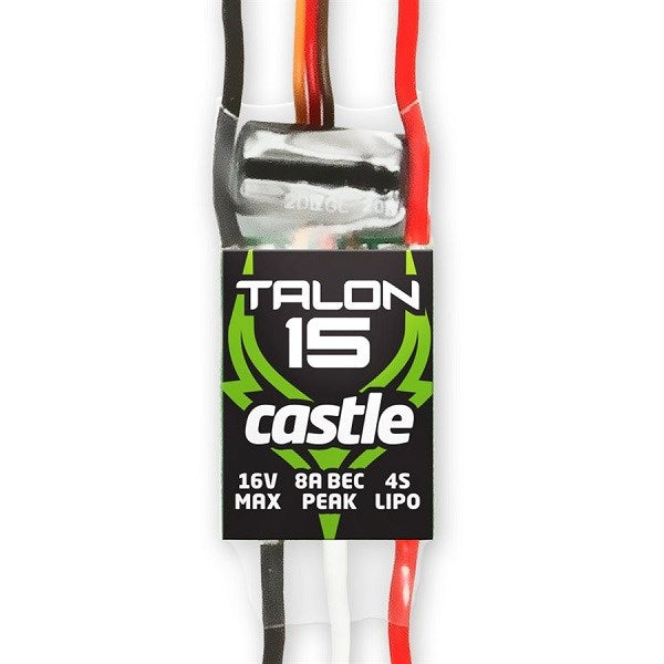 Castle Creations CSE010012900 Talon 15 - 15A ESC w/Heavy Duty BEC