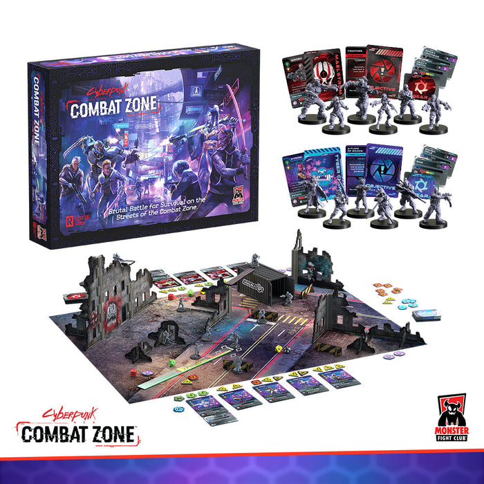 Monster Fight Club 45000 Cyberpunk Red Combat Zone 2 Player Starter Core Box