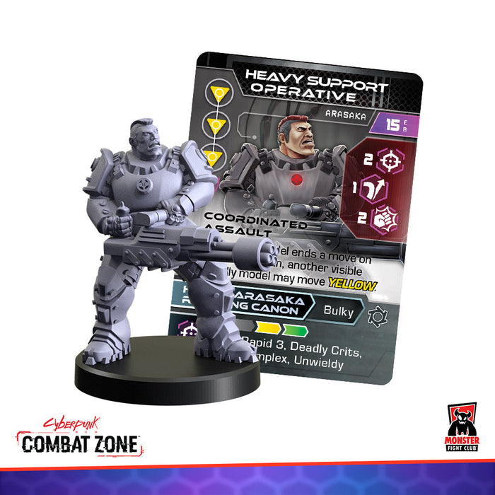 Monster Fight Club 45014 Cyberpunk Red Combat Zone Arasaka Faction Starter Box