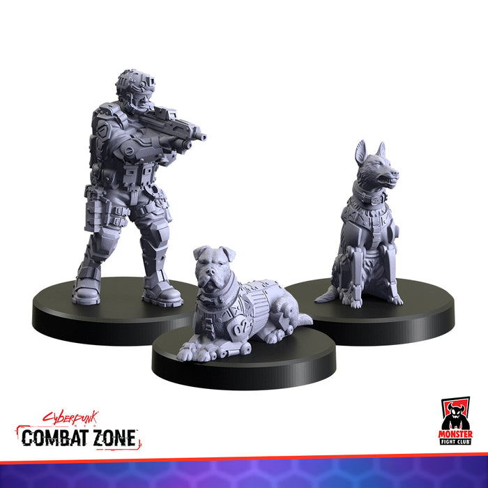 Monster Fight Club 45110 Cyberpunk Red Combat Zone Law Dogs Expansion (Lawmen Gonks)