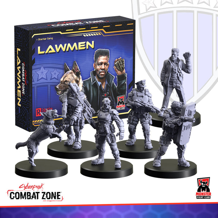 Monster Fight Club 45006 Cyberpunk Red Combat Zone Lawmen Faction Starter Box