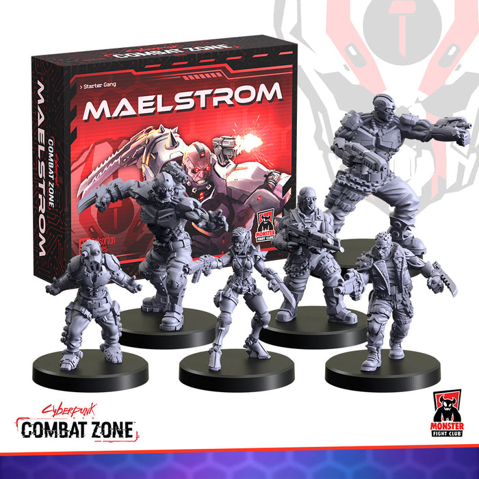 Monster Fight Club 45002 Cyberpunk Red Combat Zone Maelstrom Faction Starter Box