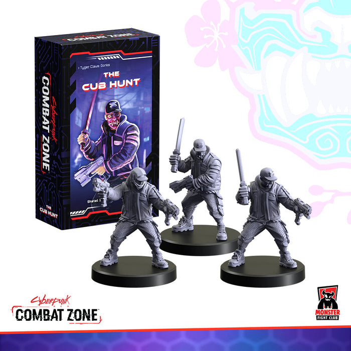 Monster Fight Club 45115 Cyberpunk Red Combat Zone The Cub Hunt Expansion (Tyger Claw Gonks)