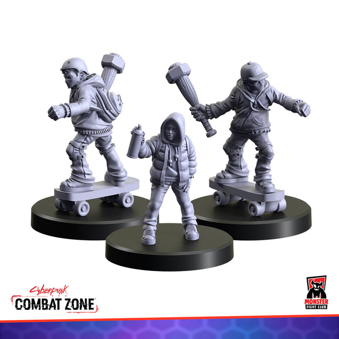 Monster Fight Club 45119 Cyberpunk Red Combat Zone Underfoot Urchins Expansion (Gen Red Gonks)