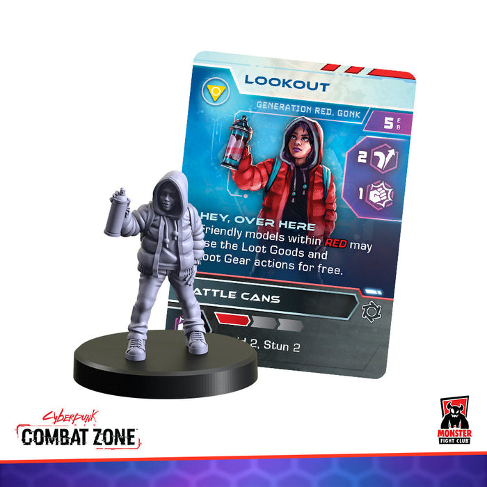 Monster Fight Club 45119 Cyberpunk Red Combat Zone Underfoot Urchins Expansion (Gen Red Gonks)