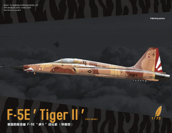 Dream Model 1/72  DM720013 F-5F Tiger II USA Fighter Aircraft