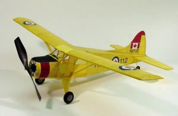 Dumas #306 Plane Kit: 30" de Havilland Canada DHC-2 Beaver - Rubber Powered Flying Model