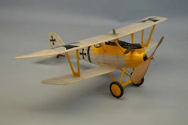 Dumas #243 Plane Kit: 18" Pfalz D.III - Rubber Powered Flying Model