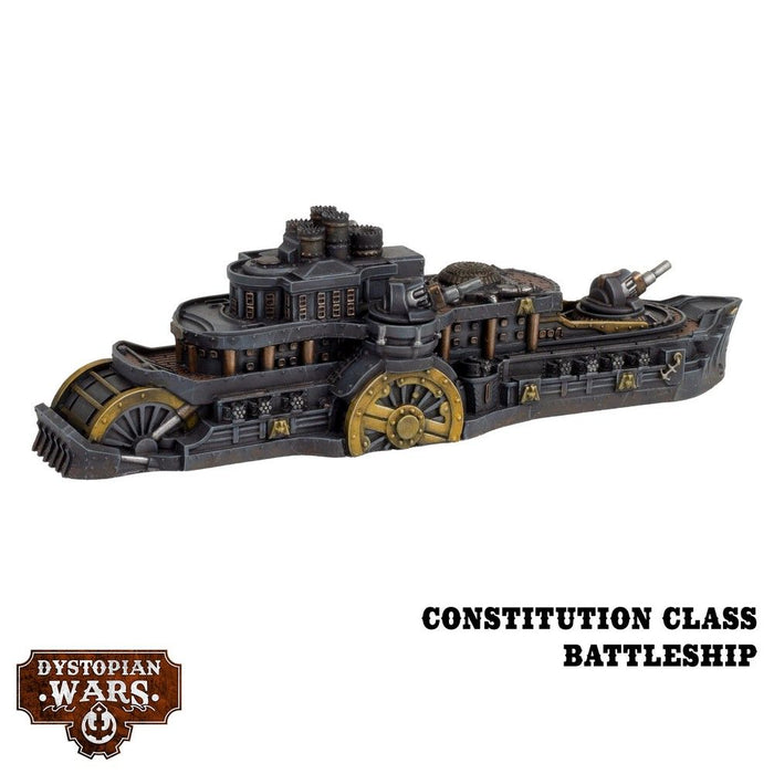 Warcradle DWA120000 Dystopian Wars: Union Starter Set -  Faction Battlefleet (8857500811501)