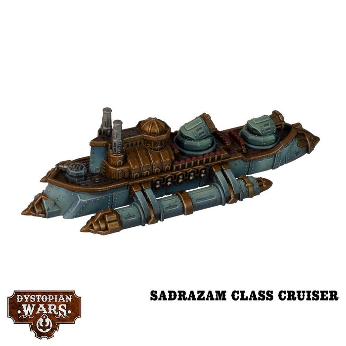 Warcradle DWA240000 Dystopian Wars: Sultanate Starter Set -  Faction Battlefleet