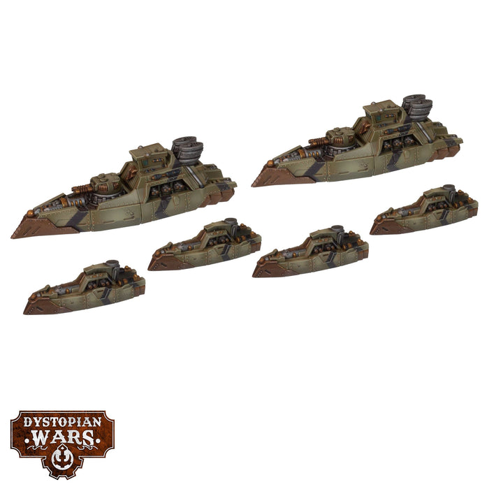 Warcradle DWA250012 Dystopian Wars: Scandinavian Frontline Squadrons