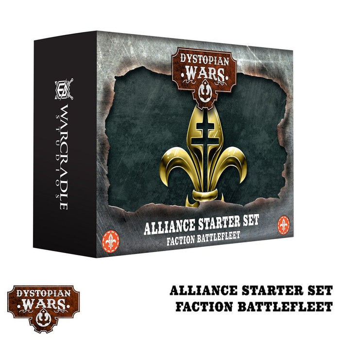 Warcradle DWA260000 Dystopian Wars: Alliance Starter Set -  Faction Battlefleet