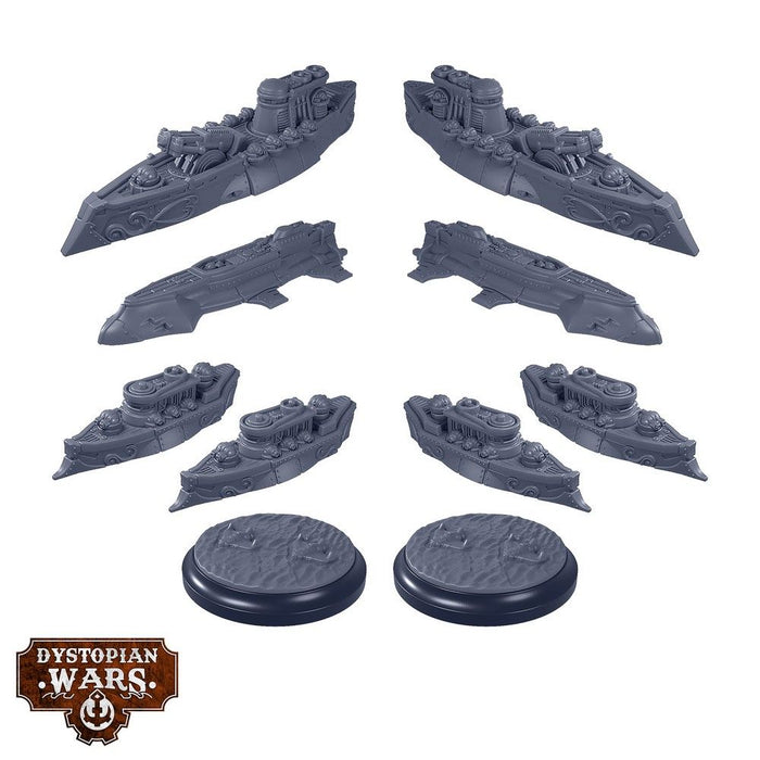 Warcradle DWA260010 Dystopian Wars: Italian Support Squadrons (8857504022765)