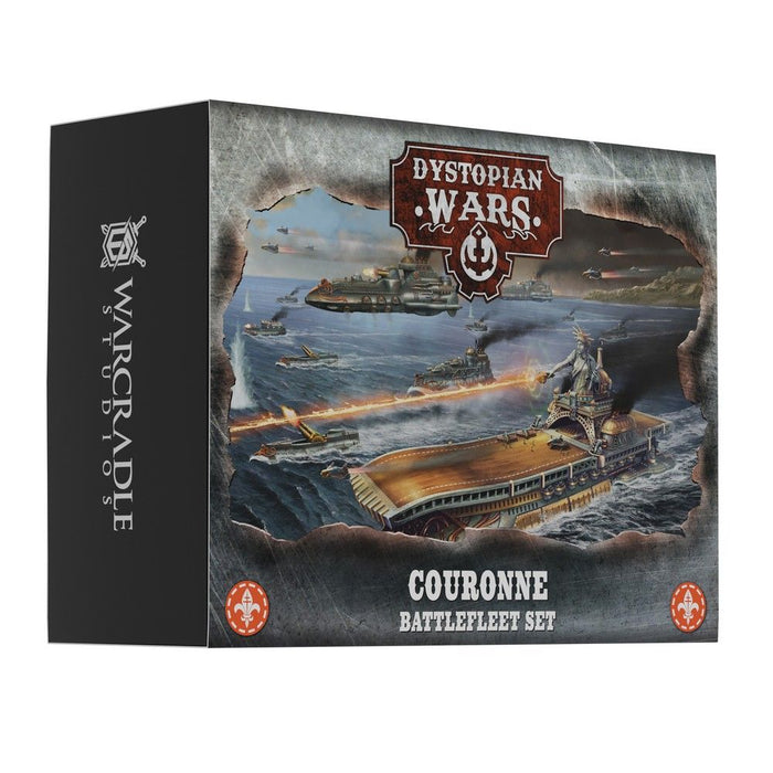 Warcradle DWA260011 Dystopian Wars: Couronne Battlefleet Set