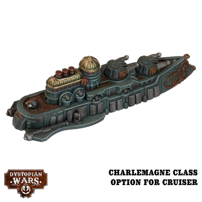 Warcradle DWA260011 Dystopian Wars: Couronne Battlefleet Set