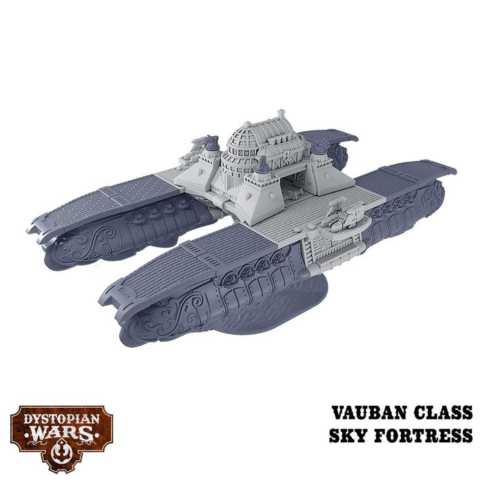 Warcradle DWA260012 Dystopian Wars: Vauban Battlefleet Set