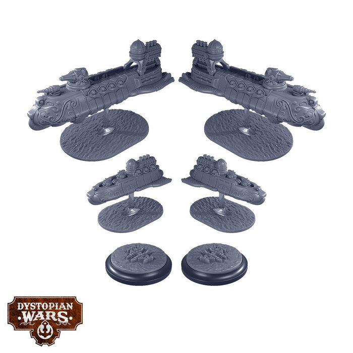 Warcradle DWA260013 Dystopian Wars: Alliance Levant Support Squadrons