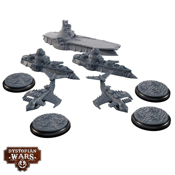 Warcradle DWA270003 Dystopian Wars: Mozhayski Battlefleet Set