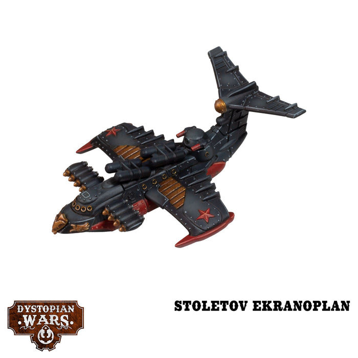 Warcradle DWA270004 Dystopian Wars: Black Wolf Battlefleet Set