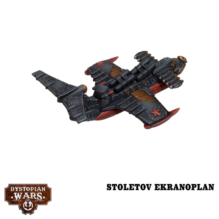 Warcradle DWA270004 Dystopian Wars: Black Wolf Battlefleet Set