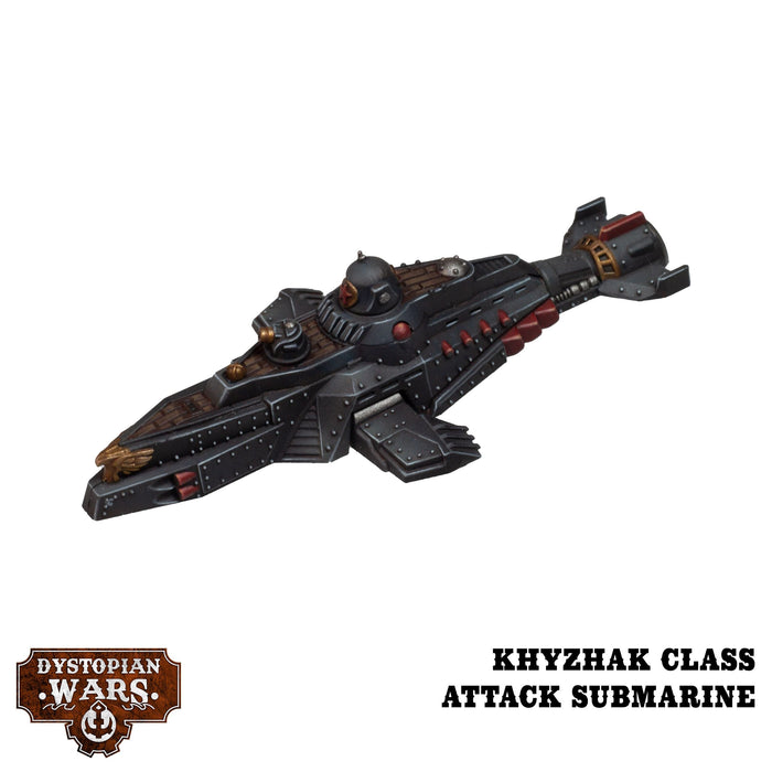 Warcradle DWA270004 Dystopian Wars: Black Wolf Battlefleet Set