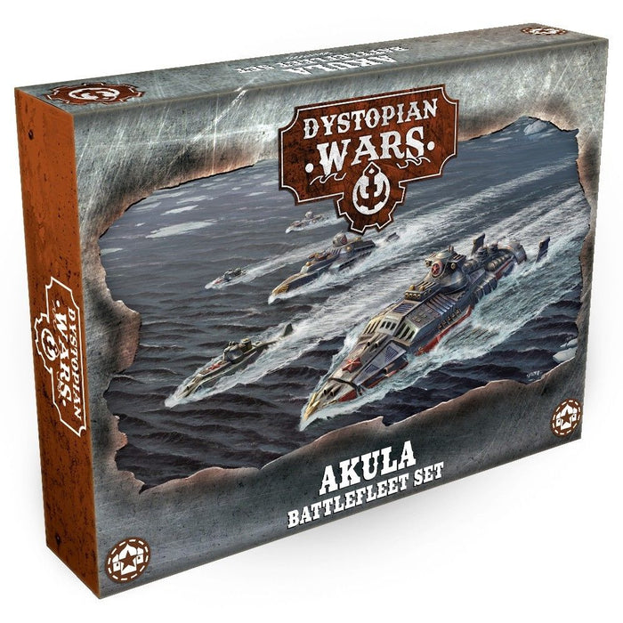 Warcradle DWA270005 Dystopian Wars: Akula Battlefleet Set