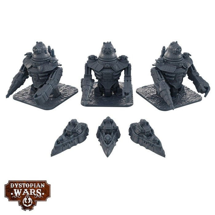 Warcradle DWA270010 Dystopian Wars: Marena Battlefleet Set