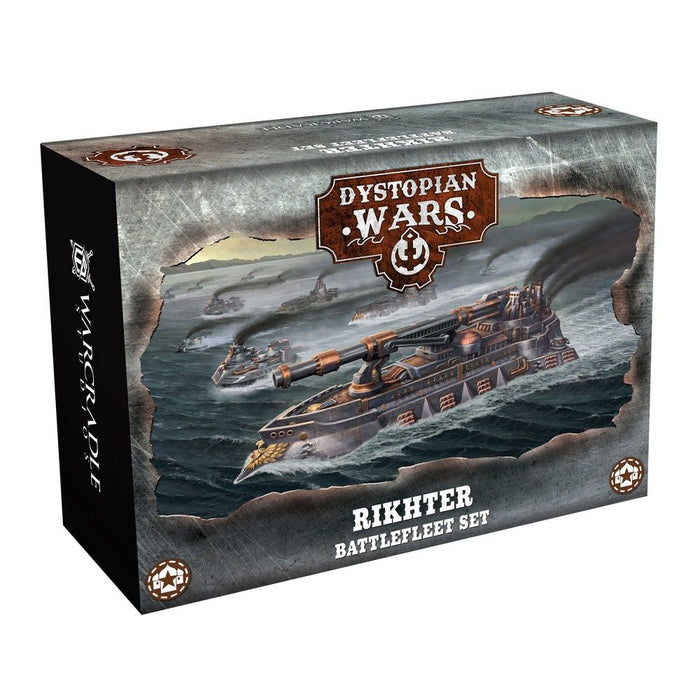 Warcradle DWA270013 Dystopian Wars: Rikhter Battlefleet Set