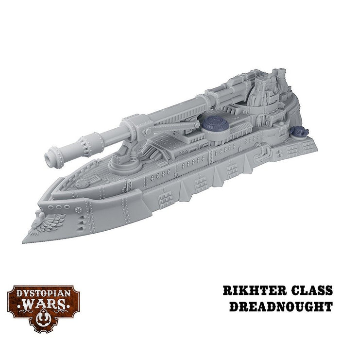 Warcradle DWA270013 Dystopian Wars: Rikhter Battlefleet Set