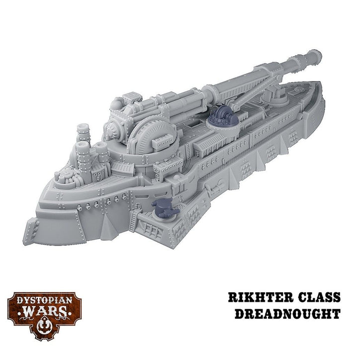 Warcradle DWA270013 Dystopian Wars: Rikhter Battlefleet Set