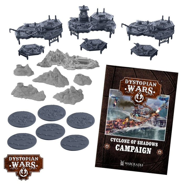 Warcradle DWA990028 Dystopian Wars: Cyclone of Shadows Campaign Set