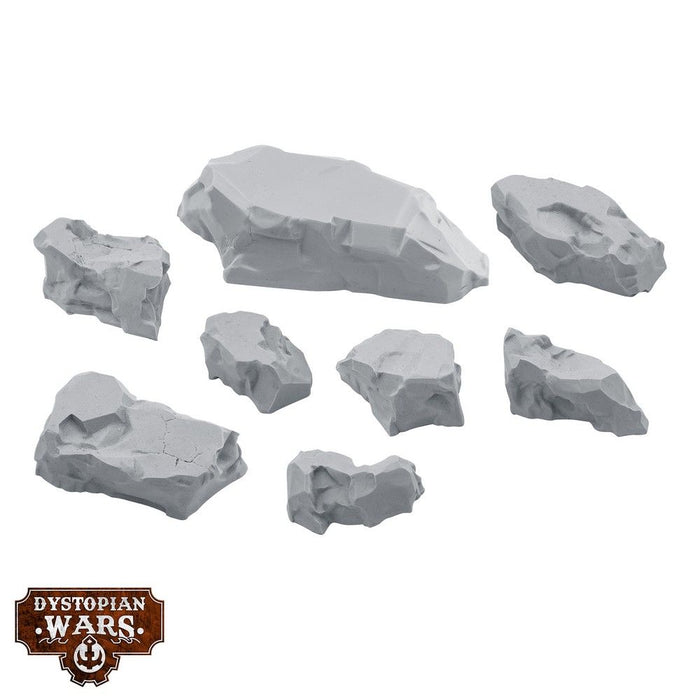 Warcradle DWA990038 Dystopian Wars: Icebergs and Glaciers Set