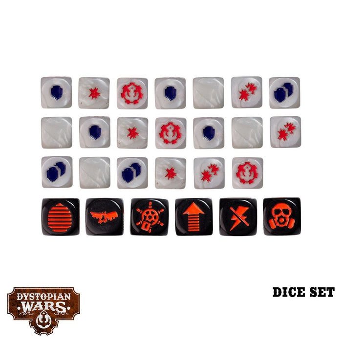 Warcradle DWA990041 Dystopian Wars Dice Set