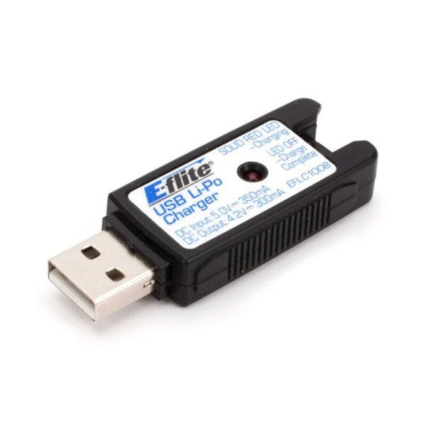 E-Flite EFLC1008 1S USB Li-Po Charger 350ma Nano QX
