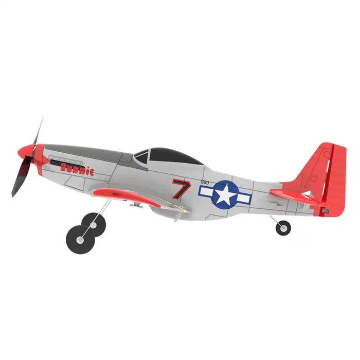 RC Plane - Ready To Fly - WWII P51 Mustang 400mm With 4Ch Remote and Gyro